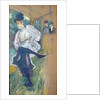 Jane Avril Dancing, c.1892 by Henri de Toulouse-Lautrec