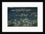 Waterlilies: Green Reflections, 1914-18 by Claude Monet