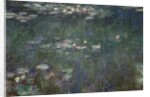 Waterlilies: Green Reflections, 1914-18 by Claude Monet