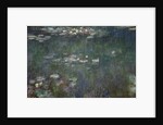 Waterlilies: Green Reflections, 1914-18 by Claude Monet