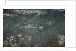 Waterlilies: Green Reflections, 1914-18 by Claude Monet