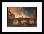 A Fire at the Hotel-Dieu in 1772 by Jean Baptiste Genillion