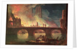 A Fire at the Hotel-Dieu in 1772 by Jean Baptiste Genillion