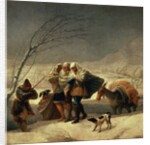 The Snowstorm, 1786-87 by Francisco Jose de Goya y Lucientes
