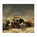 The Snowstorm, 1786-87 by Francisco Jose de Goya y Lucientes
