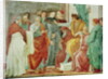 The Dispute with Simon Mago, lower tier of the wall to the right of the altar, c.1484-85 by Filippino Lippi
