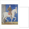 Equestrian Portrait Presumed to be Dauphin Henri II c.1543 by Francois Clouet