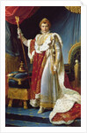 Napoleon I in his coronation robe, c.1804 by Francois Pascal Simon Baron Gerard