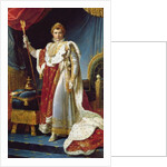 Napoleon I in his coronation robe, c.1804 by Francois Pascal Simon Baron Gerard