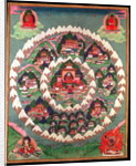 The Paradise of Shambhala, Tibetan Banner by School Tibetan