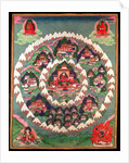 The Paradise of Shambhala, Tibetan Banner by School Tibetan