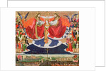 The Coronation of the Virgin, completed 1454 by Enguerrand Quarton