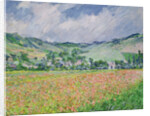 The Poppy Field near Giverny, 1885 by Claude Monet