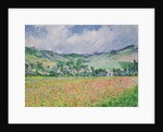 The Poppy Field near Giverny, 1885 by Claude Monet