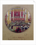 King Charles X receiving the Knights of the Saint Esprit at Reims Cathedral on the 30th May, 1825 by Jean-Charles Develly