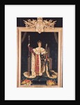 Portrait of Charles X in Coronation Robes, 1829 by Jean Auguste Dominique Ingres