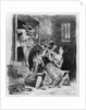 Faust rescues Marguerite from her prison by Ferdinand Victor Eugene Delacroix