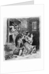Faust rescues Marguerite from her prison by Ferdinand Victor Eugene Delacroix