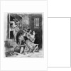 Faust rescues Marguerite from her prison by Ferdinand Victor Eugene Delacroix