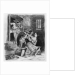 Faust rescues Marguerite from her prison by Ferdinand Victor Eugene Delacroix