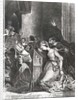 Marguerite in the Church with the Evil Spirits: illustration from 'Faust' by Goethe, 1828 by Ferdinand Victor Eugene Delacroix