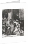 Marguerite in the Church with the Evil Spirits: illustration from 'Faust' by Goethe, 1828 by Ferdinand Victor Eugene Delacroix