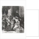 Marguerite in the Church with the Evil Spirits: illustration from 'Faust' by Goethe, 1828 by Ferdinand Victor Eugene Delacroix