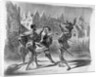 Duel between Faust and Valentine, from Goethe's Faust, after 1828, by Ferdinand Victor Eugene Delacroix