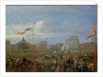 Queen Victoria Arriving at the Gare de l'Est, 18th August 1855 by French School