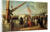 Meeting between Louis-Philippe I and Queen Victoria at Le Treport, 2nd September 1843, 1844 by Francois Auguste Biard