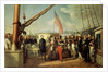 Meeting between Louis-Philippe I and Queen Victoria at Le Treport, 2nd September 1843, 1844 by Francois Auguste Biard