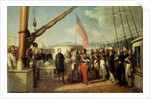 Meeting between Louis-Philippe I and Queen Victoria at Le Treport, 2nd September 1843, 1844 by Francois Auguste Biard