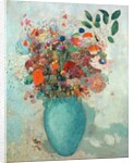 Flowers in a Turquoise Vase, c.1912 by Odilon Redon