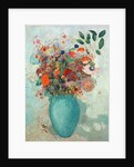 Flowers in a Turquoise Vase, c.1912 by Odilon Redon