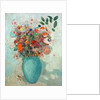 Flowers in a Turquoise Vase, c.1912 by Odilon Redon