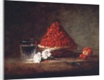 Basket with Wild Strawberries, c.1761 by Jean-Baptiste Simeon Chardin