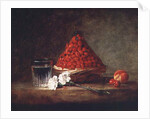 Basket with Wild Strawberries, c.1761 by Jean-Baptiste Simeon Chardin