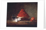Basket with Wild Strawberries, c.1761 by Jean-Baptiste Simeon Chardin