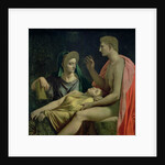 Virgil 70-19 BC) Reading the 'Aeneid' to Livia, Octavia and Augustus, 1819 by Jean Auguste Dominique Ingres