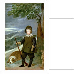 Prince Balthasar Carlos Dressed as a Hunter, 1635-36 by Diego Rodriguez de Silva y Velazquez