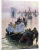 The Arrival of the Procession of St. Anne from Fouesnant to Concarneau, 1887 by Alfred Guillou
