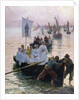 The Arrival of the Procession of St. Anne from Fouesnant to Concarneau, 1887 by Alfred Guillou