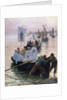 The Arrival of the Procession of St. Anne from Fouesnant to Concarneau, 1887 by Alfred Guillou