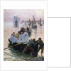 The Arrival of the Procession of St. Anne from Fouesnant to Concarneau, 1887 by Alfred Guillou