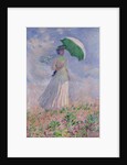 Woman with a parasol turned to the right, 1886 by Claude Monet