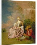 The Shy Lover, 1718 by Jean Antoine Watteau