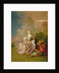The Shy Lover, 1718 by Jean Antoine Watteau