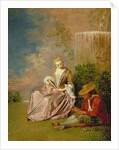 The Shy Lover, 1718 by Jean Antoine Watteau