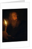 Man with a Candle by Godfried Schalken or Schalcken