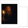 Man with a Candle by Godfried Schalken or Schalcken